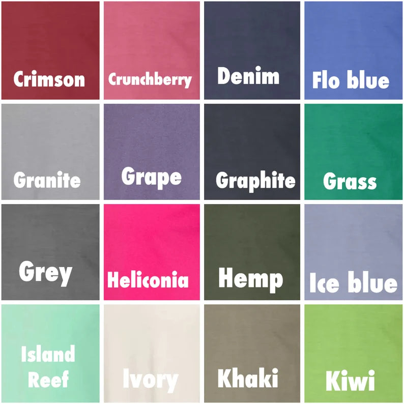 Custom comfort color tshirt